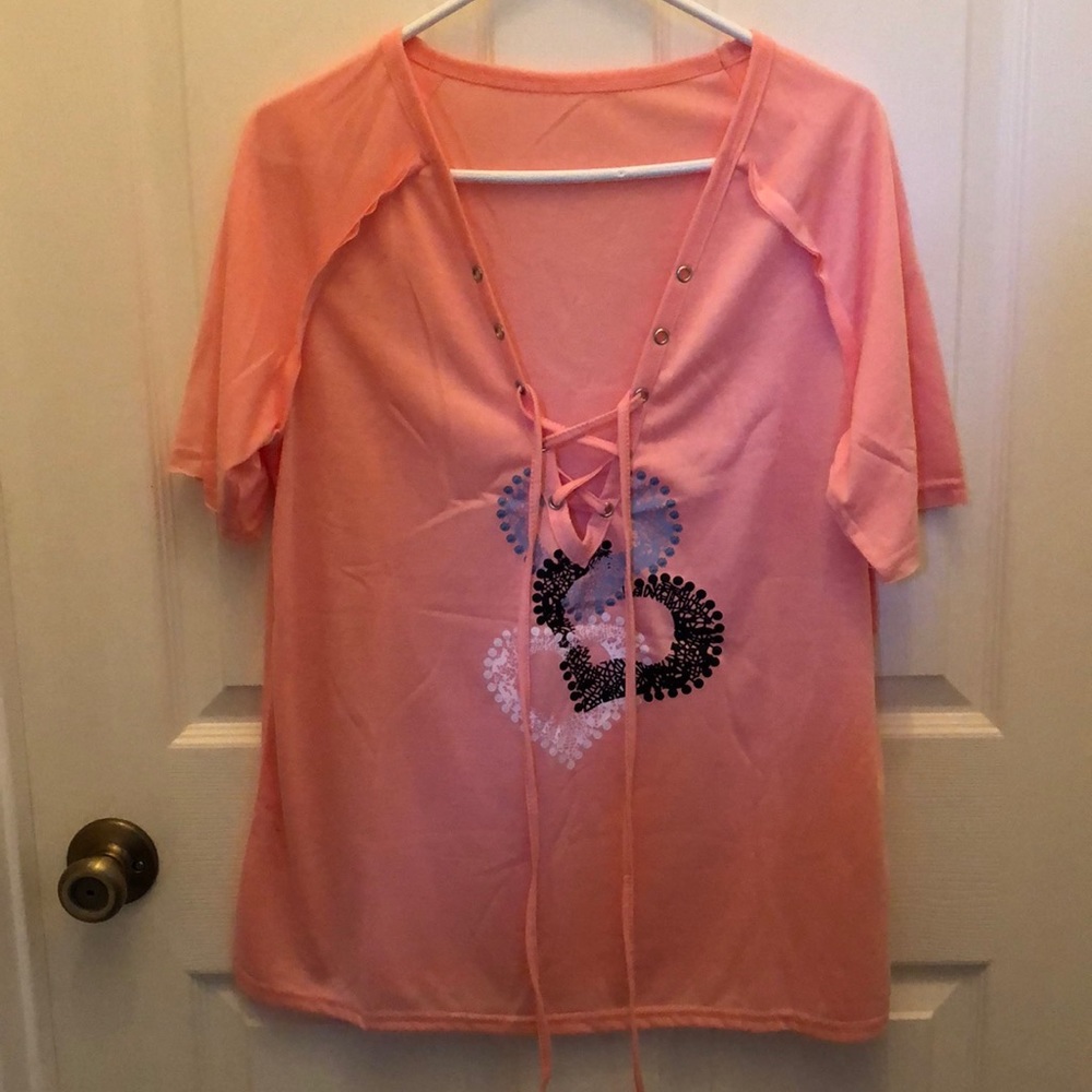 Heart Pattern ladies top